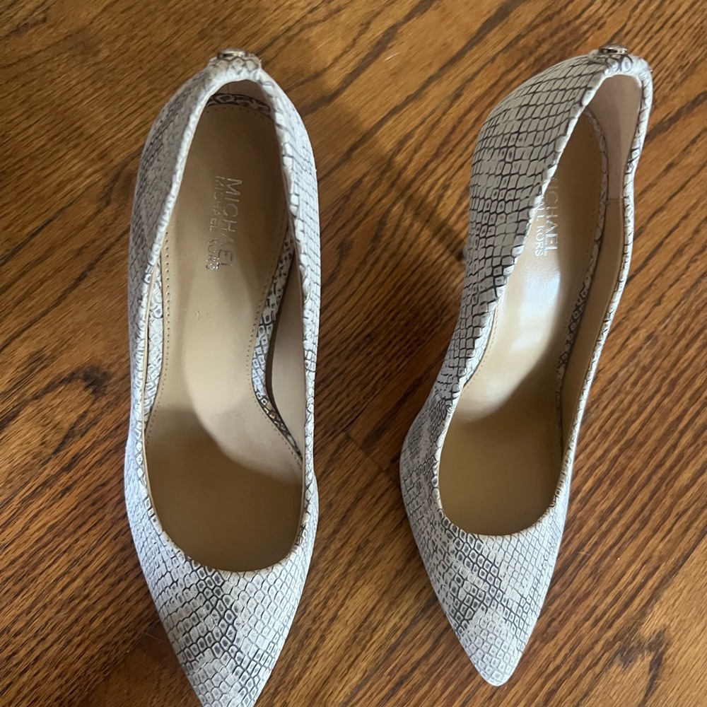 COPY - Michael Kors Gray Shimmering Heels